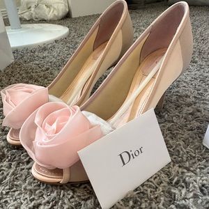 DIOR PINK ROSE HEELS